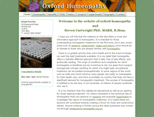 Tablet Screenshot of oxford-homeopathy.org.uk